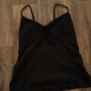 Old Navy Black Tie Front Camisole